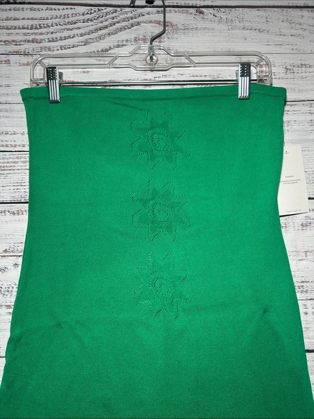 The Wolf Gang Bettina Strapless Tube Dress Color Amazon Large NWT - Picture 9 of 16